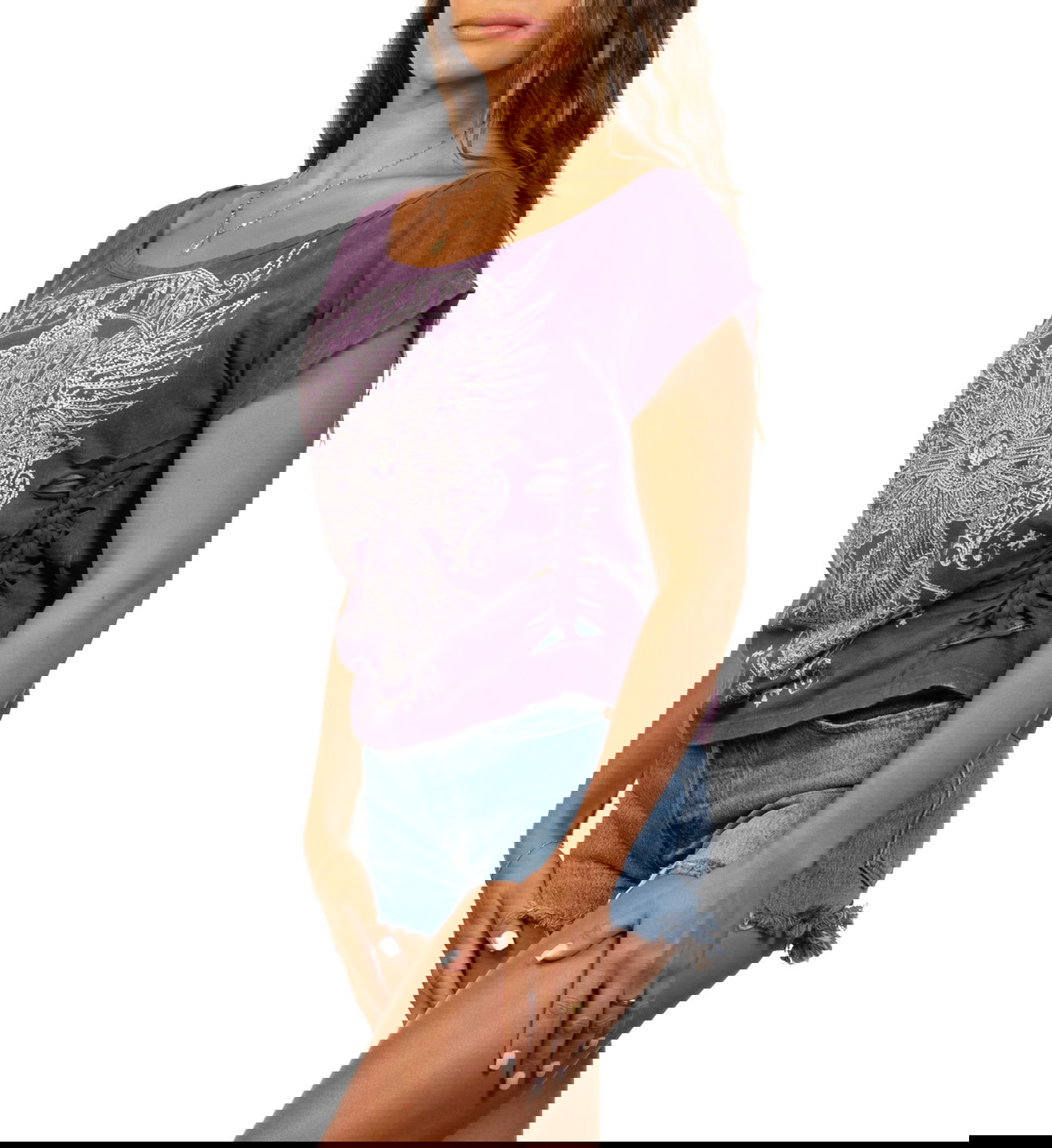 Westchester Wide Neck Tee - Affliction Clothing